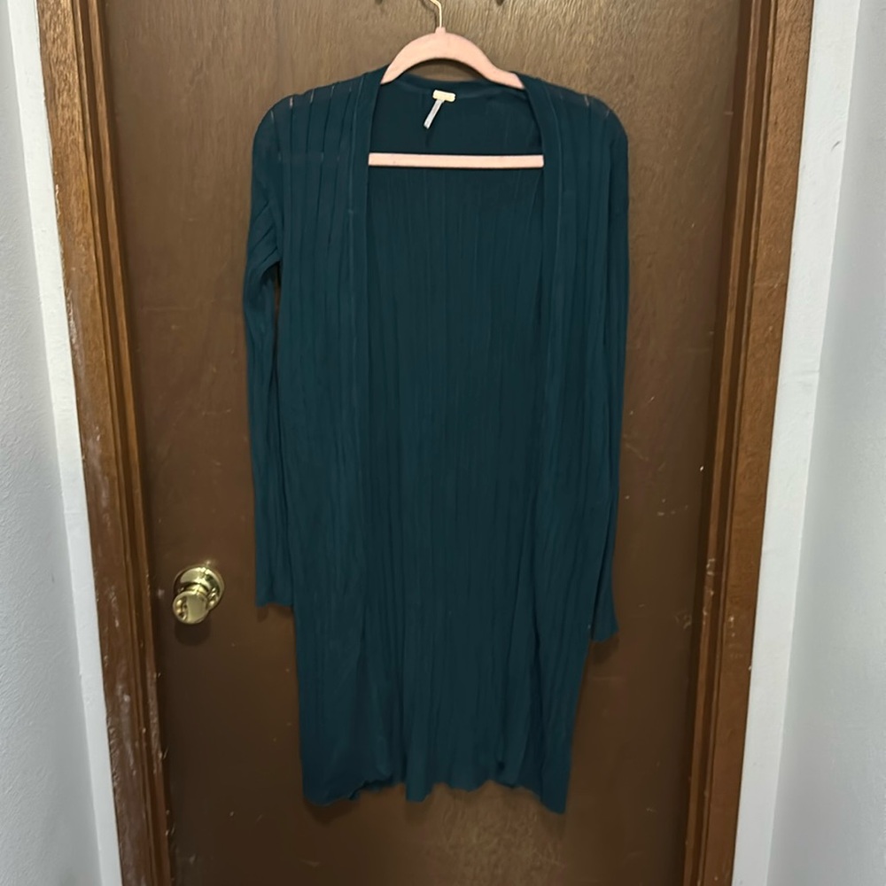 EUC Free People Ribby Open Cardigan Size Small
